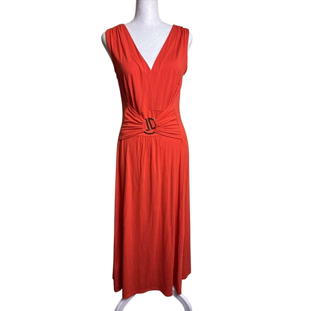 Liz Lange Red Maxi Dress & Draped Cardigan Set Size PS S